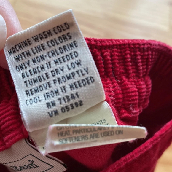 LL‎ Bean Corduroy Red Snowflake Embroidered Skirt 2T - Picture 7 of 7